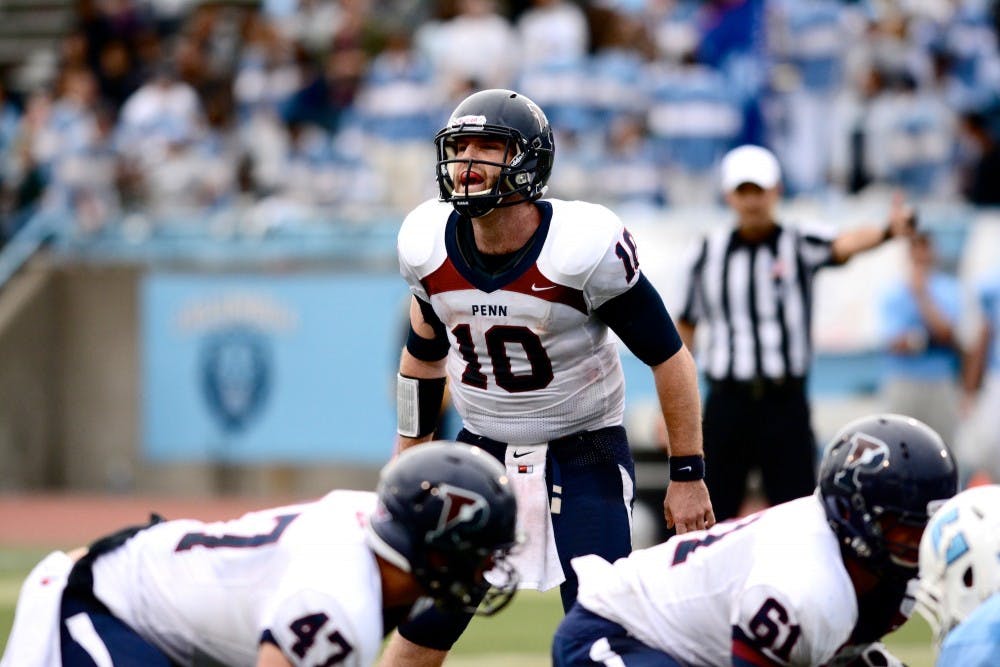 	Fifth-year senior quarterback Billy Ragone had trouble in the passing game against Columbia, completing just 11 of his 24 passes. To make matters worse, Ragone was lifted late due to an ankle injury, leading to more snaps for fellow senior Ryan Becker.