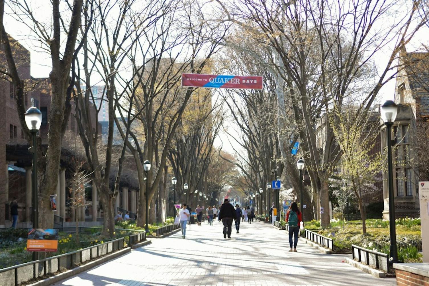 quaker days sign locust walk