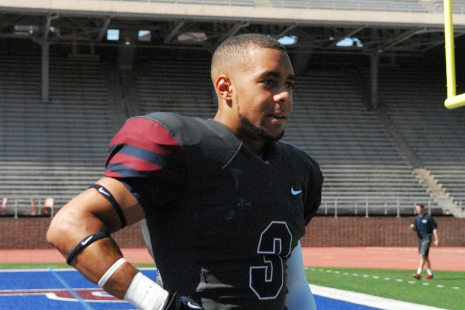 Penn football wide receiver Cameron Countryman has not played since his arrest.