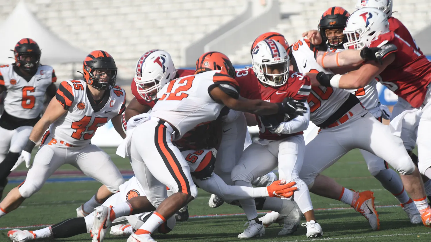 11-20-21 Football v Princeton Isaiah Malcome (Anna Vazhaeparambil).jpgjpg