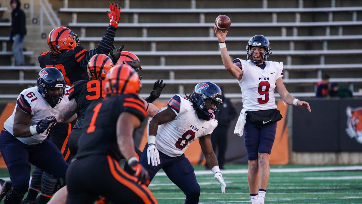 11-19-22 Football vs Princeton Aidan Sayin (Anna Vazhaeparambil).jpeg