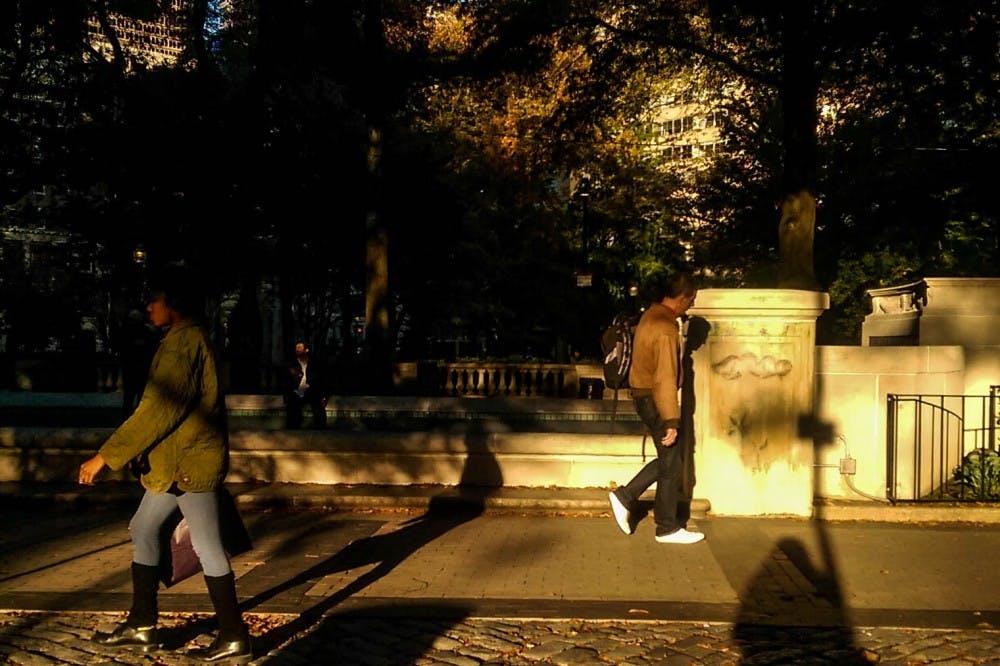 Fall was in full swing at Rittenhouse square this weekend.