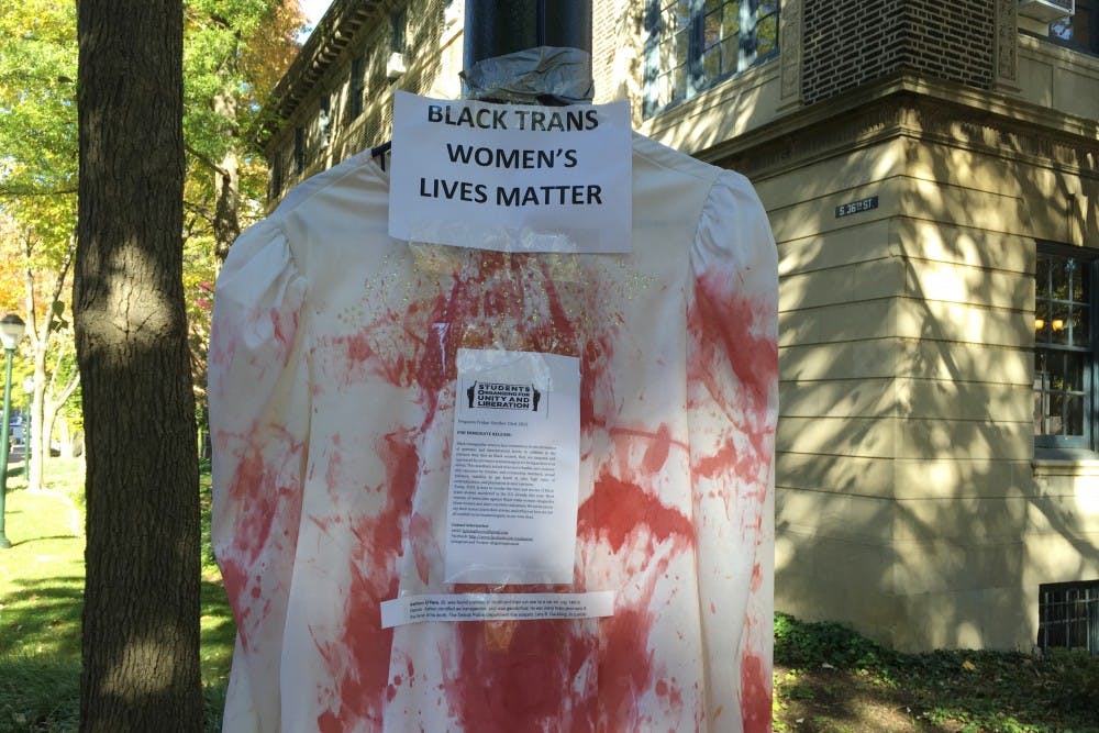 A SOUL demonstration on Locust Walk raised awareness for the lives of black transsexual women.