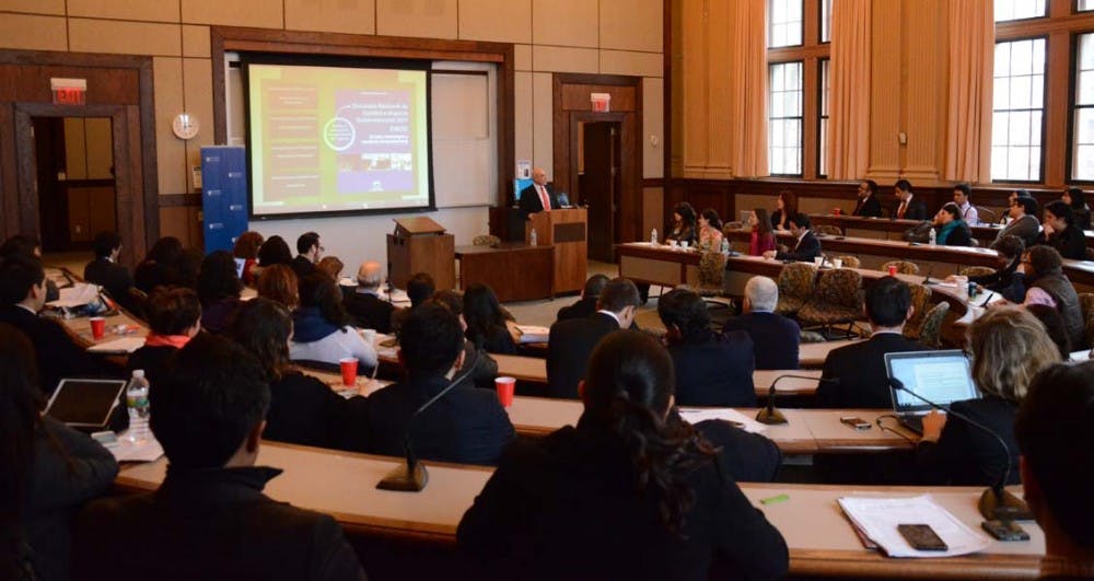 Convergencias 2013 is the fifth annual collegiate conference that aims to address issues Mexico faces regarding national development. Dr. Eduardo Sojo, a Penn graduate, spoke at the conference. He is the former Chief Economic Advisor of Mexico and current president of the INEGI.