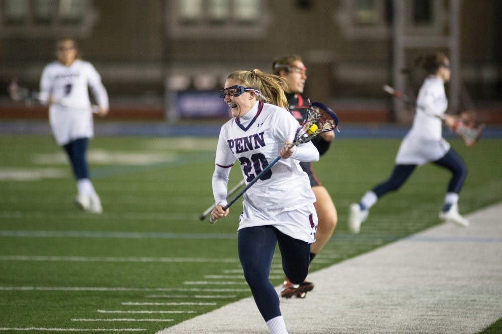 Behind a hat trick from junior attack Caroline Cummings, Penn women's lacrosse came back from a two-goal second half deficit to top No. 16 Northwestern, 10-7.