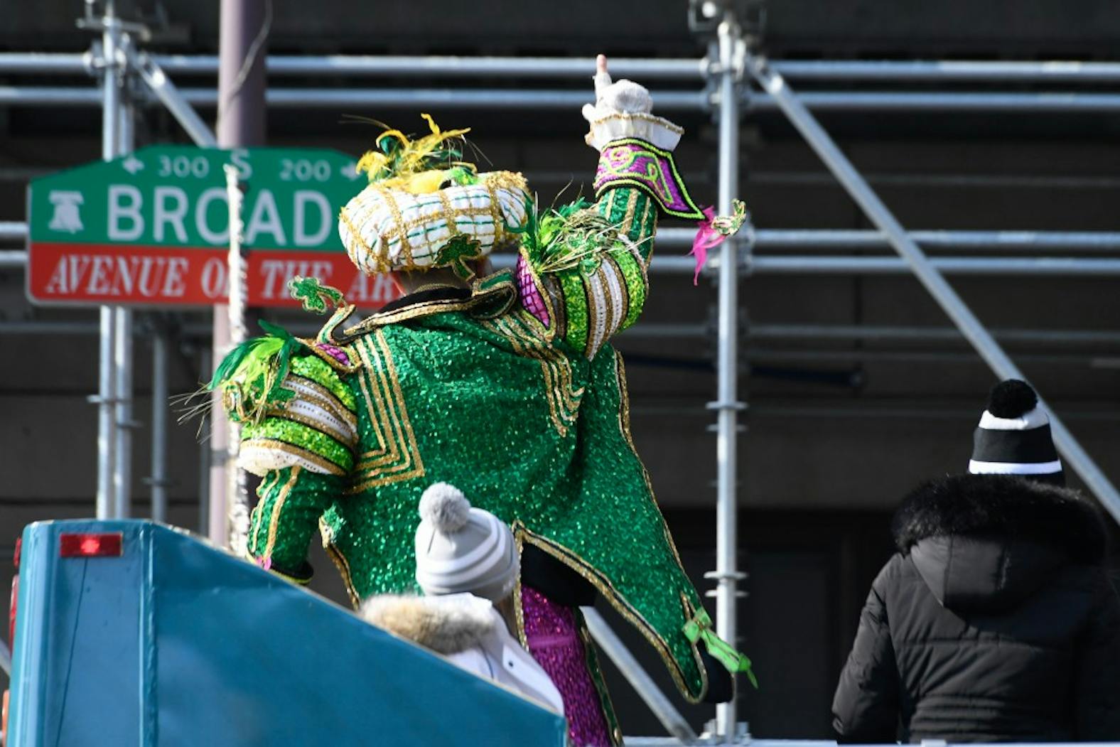 Eagles parade mummer