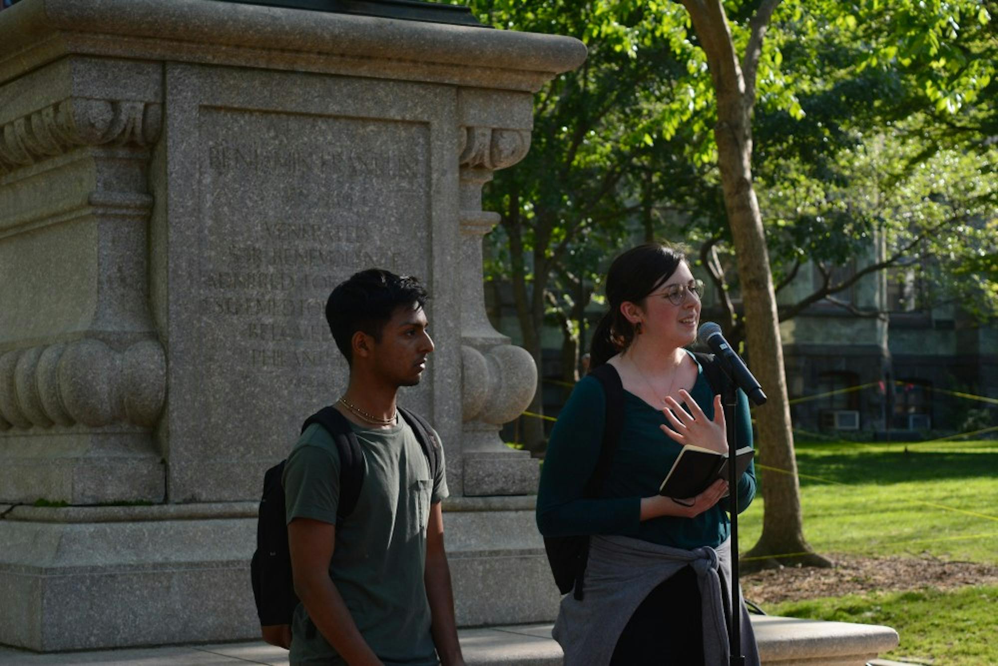 Nimai Agarwal (left) and Cassandra Jobman