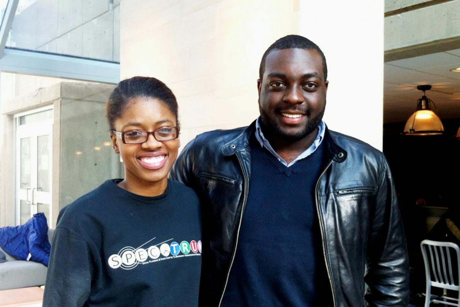 College Juniors Abrina Hyatt and Denzel Cummings are the new leaders of UMOJA. They plan to address financial aid complexities and the stigma surrounding mental illness.