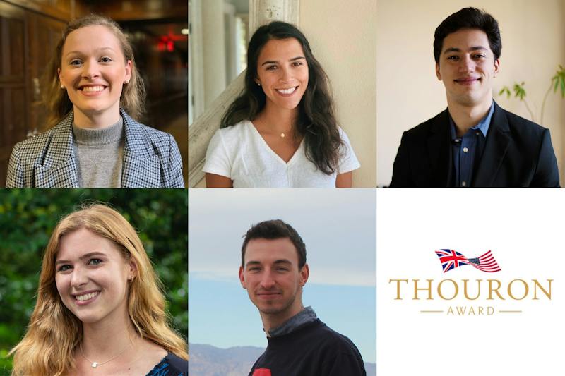 Four seniors and one 2019 graduate named 2021 Thouron Scholars - Vimarsana News