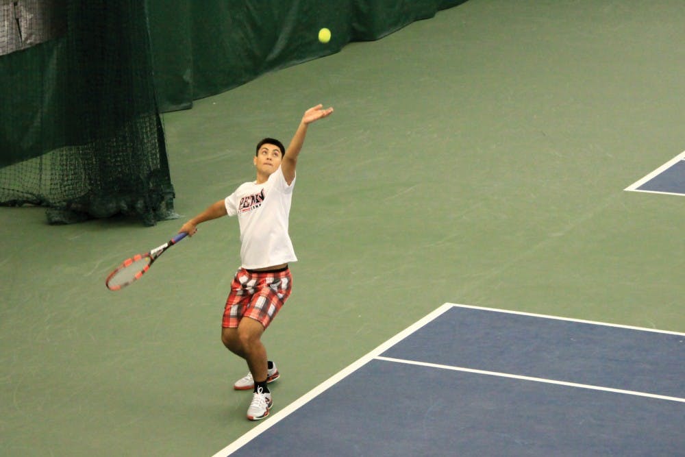 Senior captain Jeremy Court has proved to be reliable on the court for Penn this year, especially with freshman Nicolas Podesta in tow at the top doubles position.