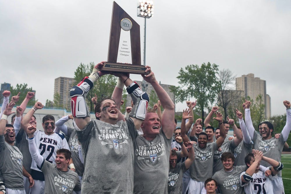 No. 3 Penn men's lacrosse outlasts No. 2 Yale to capture Ivy League