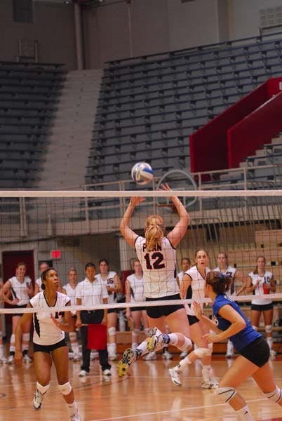 In first game under Goodwin, Volleyball out for good win
