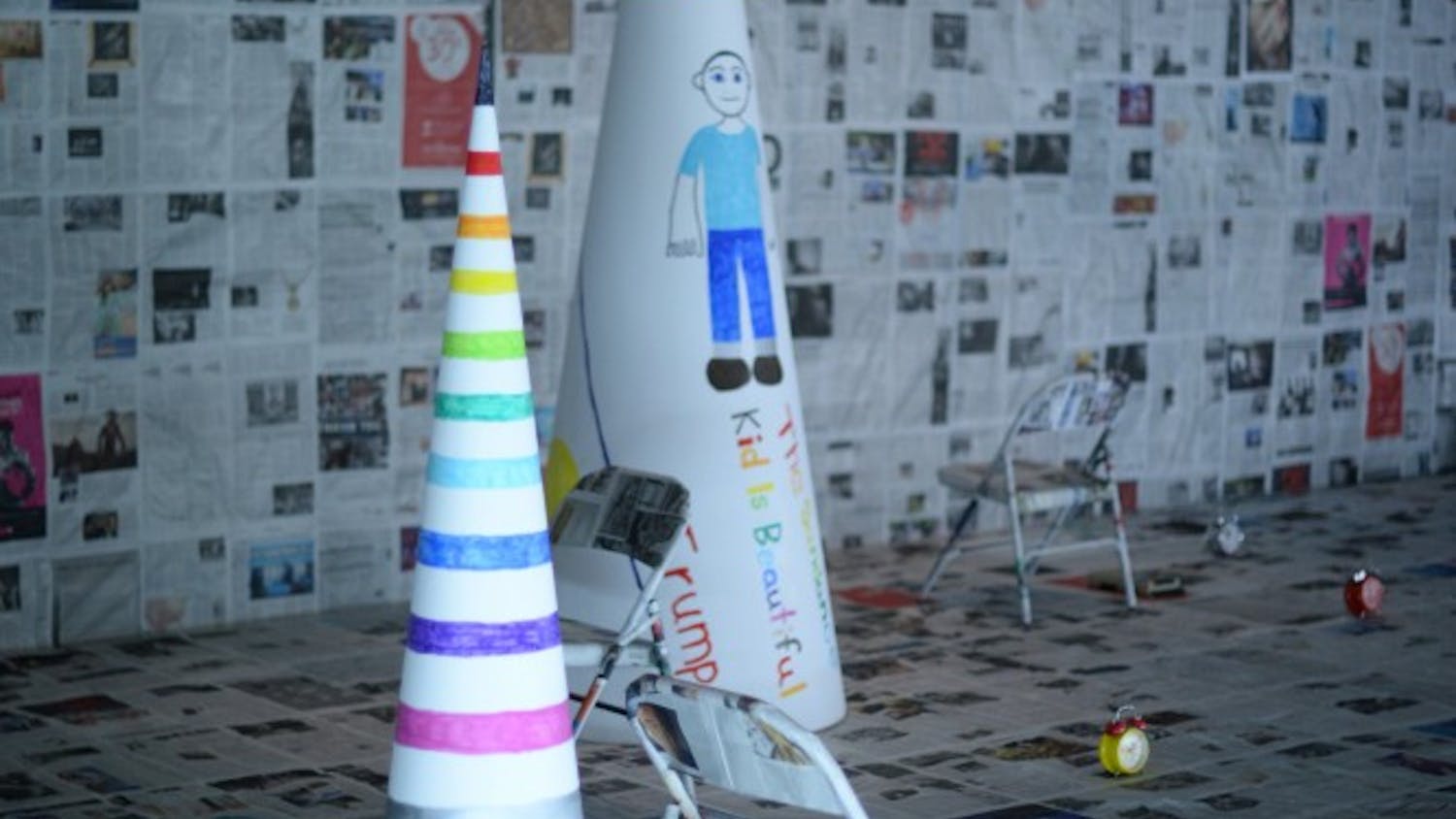 Christopher Knowles's installation "The Sundance Kid is Beautiful."