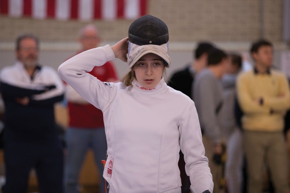 Junior Alejandra Trumble finished in 29th place out of 136 competitors in the epee.