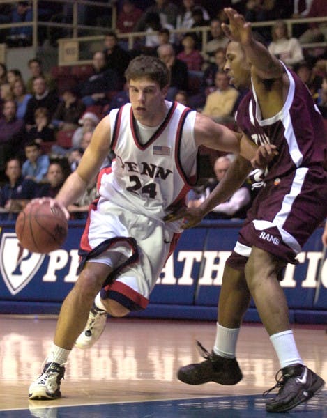Penn loses to Fordham @ Palestra24 mark zoller penn keeps a hand on chris bethel (fordham, 50)