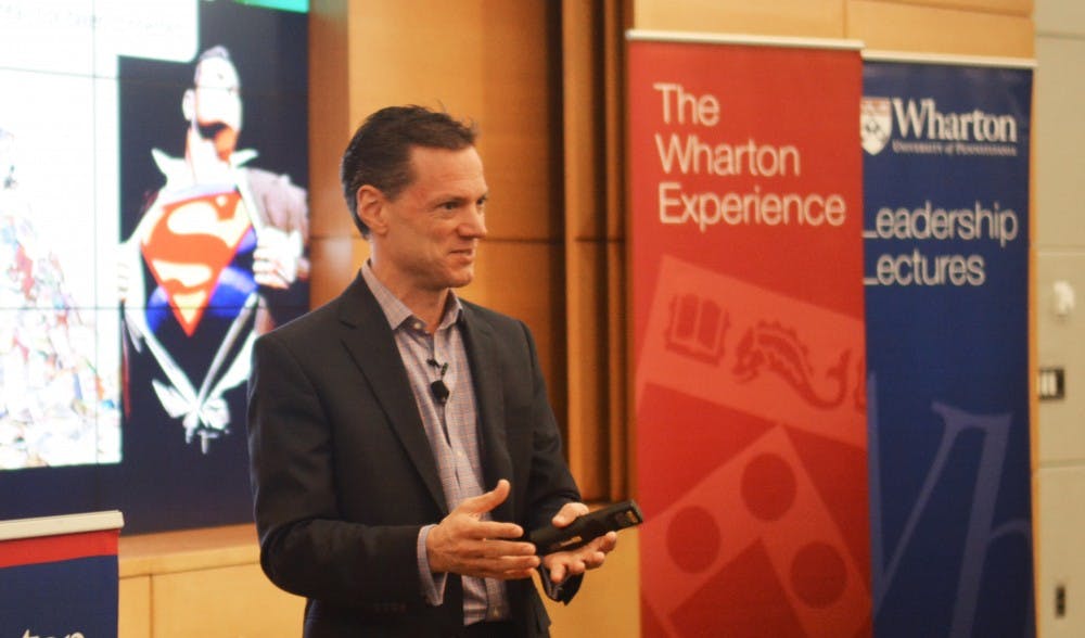 Geoff Walker, Executive Vice President of Fisher-Price and HIT Global Brands, shared his experiences on how to brand oneself in a speaker event as part of the Wharton Leadership Lecture Series. 