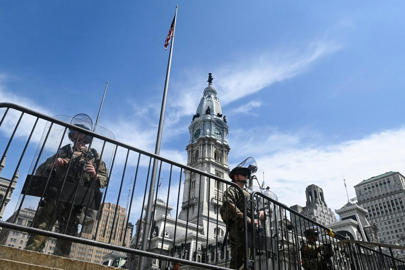 06-03-20 Philadelphia George Floyd Protests National Guard City Hall.jpg