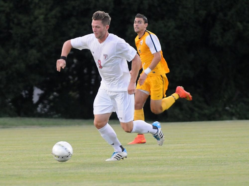 Men's Soccer vs. Drexel.  Men's soccer wins 2 - 0 home at Rhodes Field