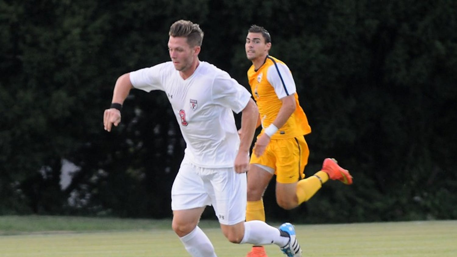 Men's Soccer vs. Drexel. Men's soccer wins 2 - 0 home at Rhodes Field
