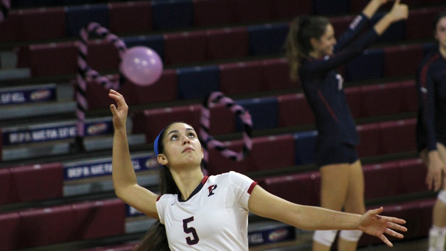 Junior libero Michelle Pereira led the defense for Penn volleyball with 13 digs on Friday, but she couldn't stop the Princeton attack as the Tigers took the match in straight sets.