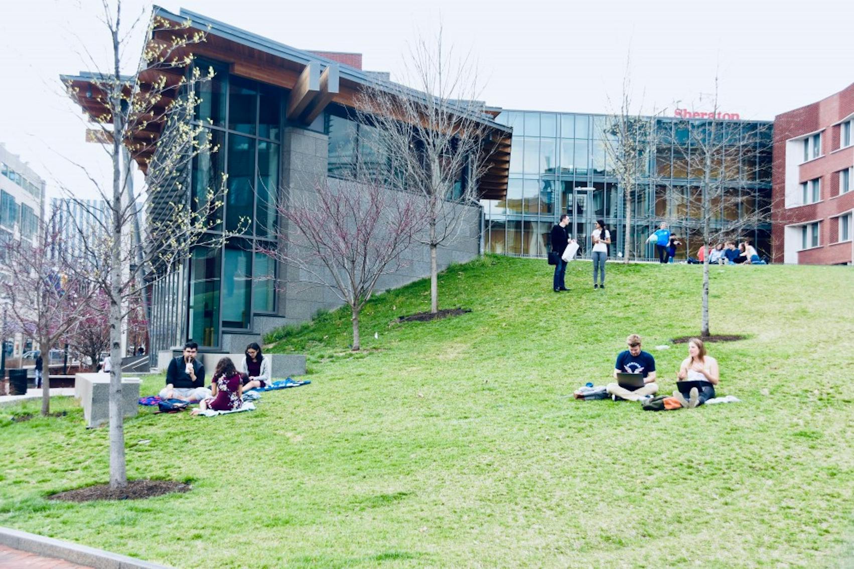 New College House Outdoor study spot