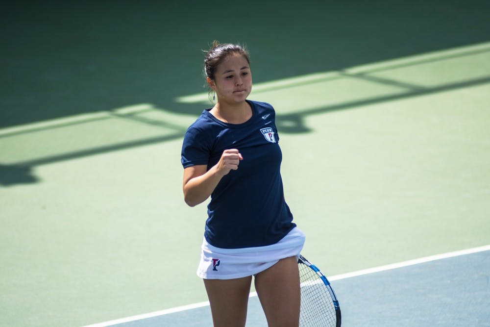 Penn graduate Kana Daniel won her opening match as the first Quaker to qualify for the NCAA Championships since 2011.