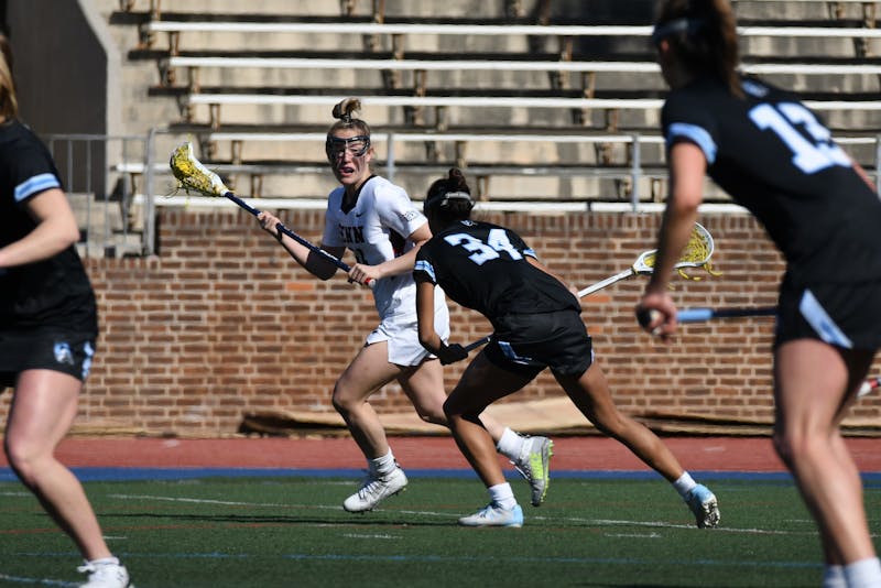 Penn women's lacrosse tops Johns Hopkins at home behind Rosenzweig's ...