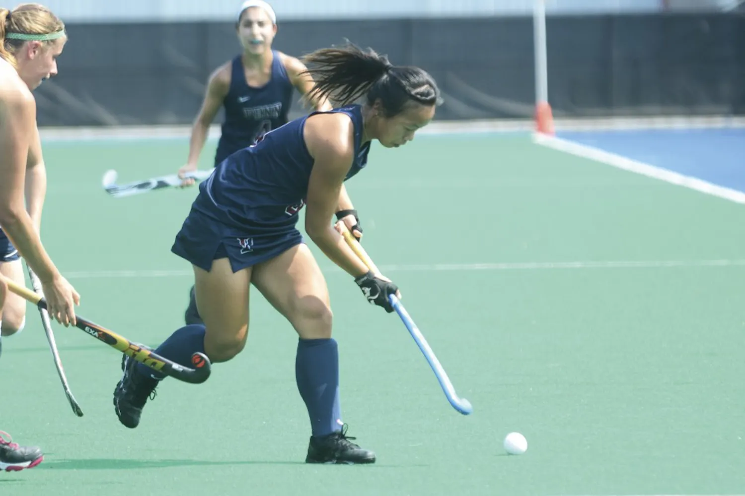 Sophomore Jasmine Li has stepped up on Penn field hockey's backline this season.