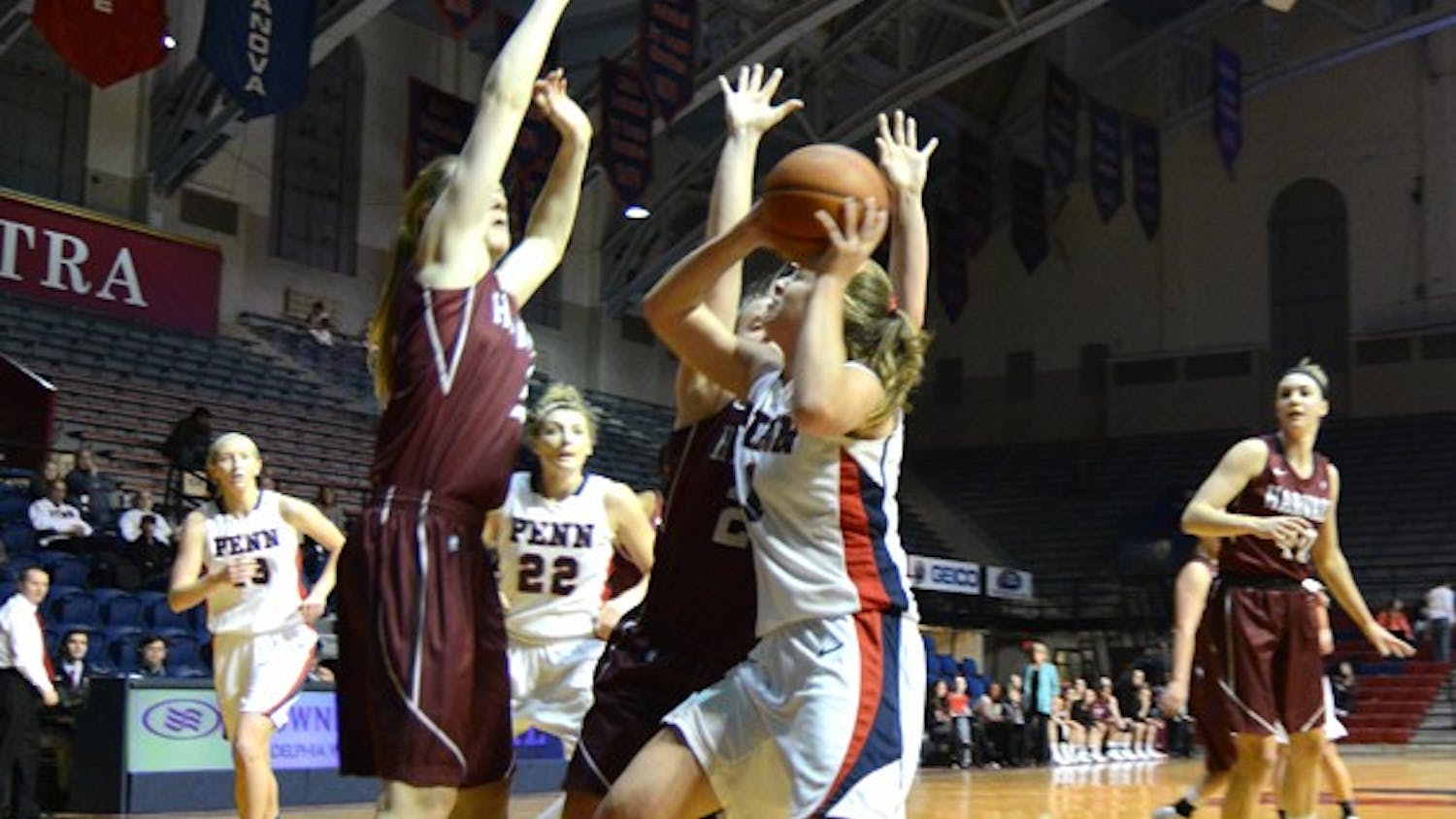 Penn women's basketball defeats Harvard