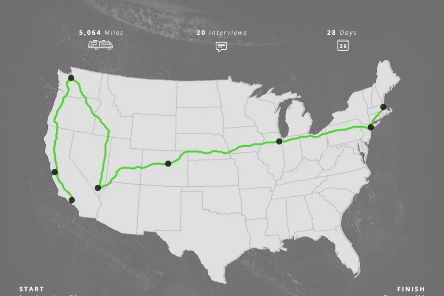 Natalie Melo met with Laura Gomez, the CEO of Atipica while road tripping through America on Roadtrip Nation. | Courtesy of Roadtrip Nation