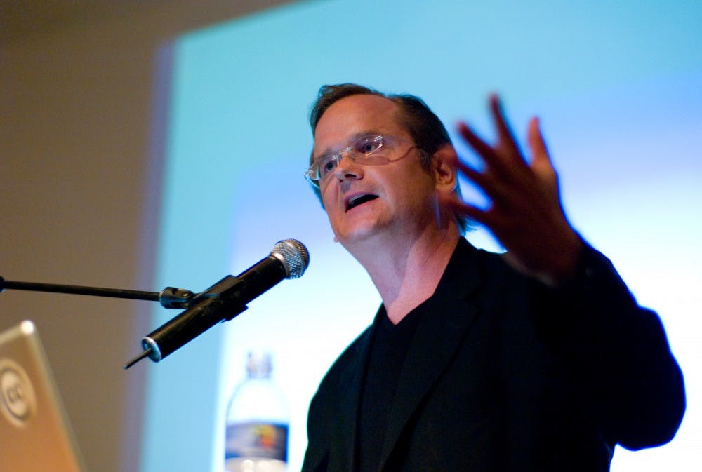 Harvard law professor Lawrence Lessig stands as an icon in political academia. | Courtesy of Wikimedia Commons