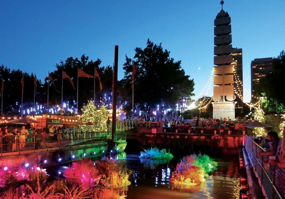 The Spruce Street Harbor Park, a new beach-style boardwalk that opened on June 27, offers food, fun, relaxation and games to visitors. 