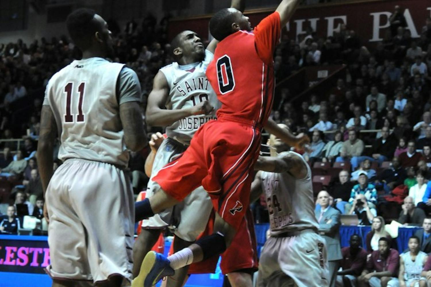 Penn Basketball loss to St. Joseph's at Palestra