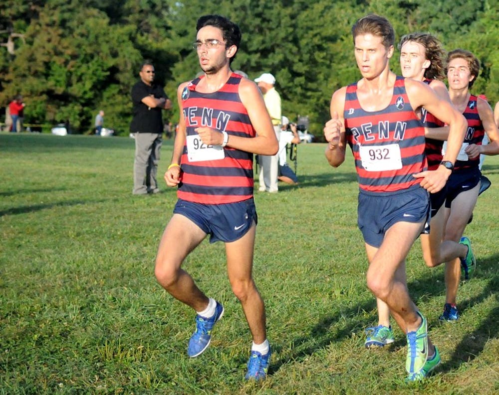 Big 5 Cross Country Meet.  Penn dominated