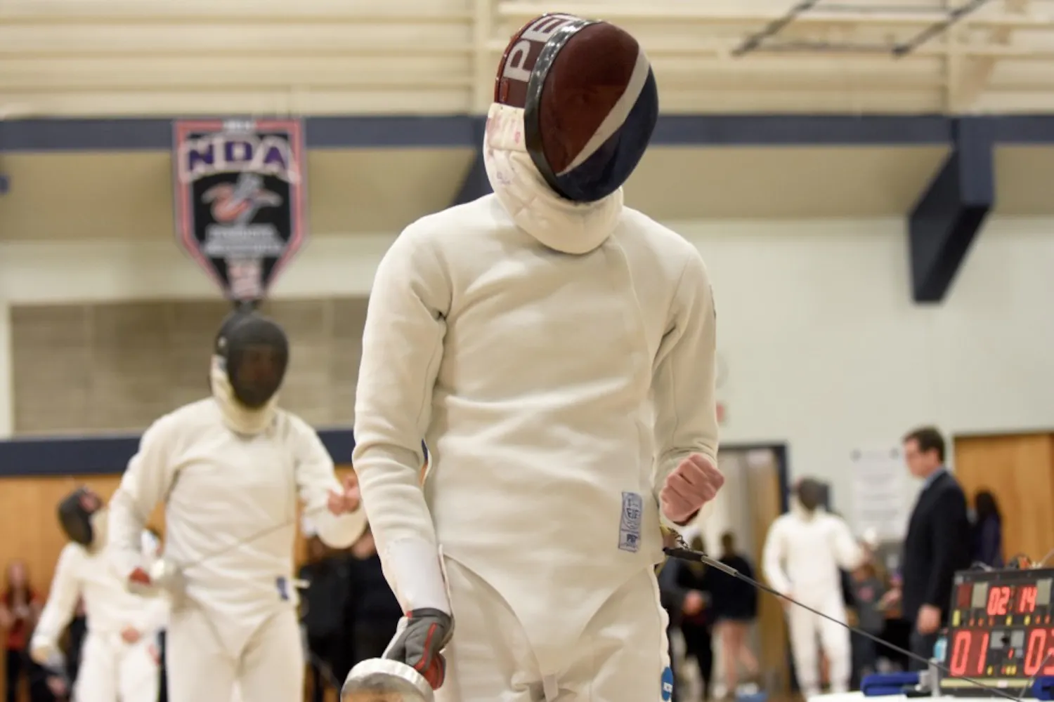 Junior epee Zsombor Garzo and the rest of Penn fencing don't have to travel far this weekend, as Penn hosts the Philadelphia Invitational.