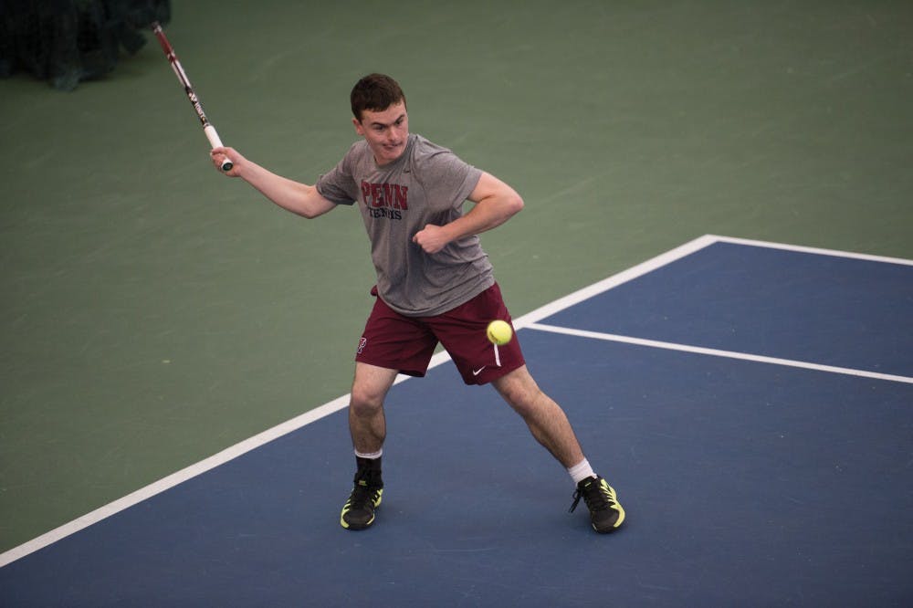 Sophomore Josh Pompan battled severe illness during his dramatic come-from-behind victory on Sunday.