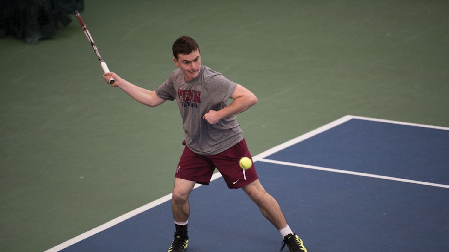 Sophomore Josh Pompan battled severe illness during his dramatic come-from-behind victory on Sunday.