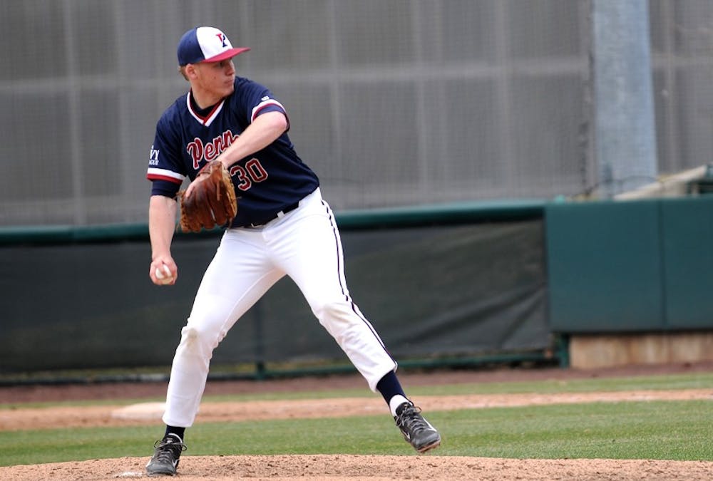 Baseball victory against Lafayette, final score 3-0.  Connor Cuff pitching.  