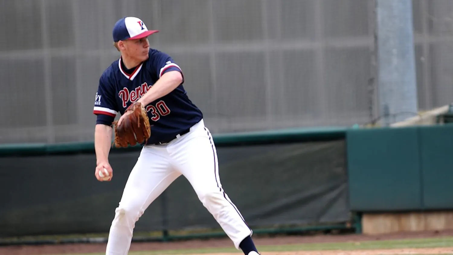 Baseball victory against Lafayette, final score 3-0. Connor Cuff pitching.