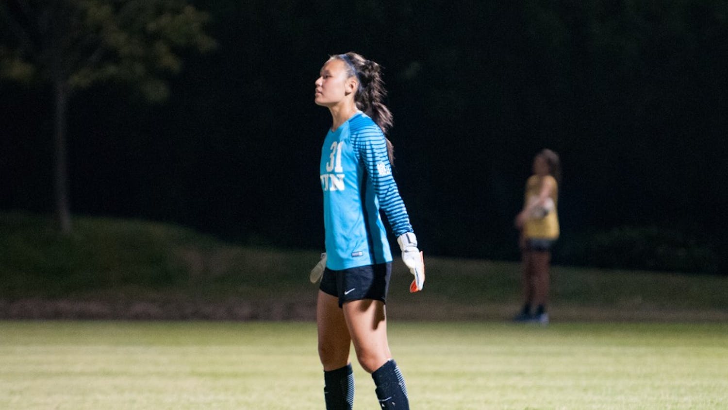 Just games into her Penn career, goalkeeper Kitty Qu has already moved into the starting role.