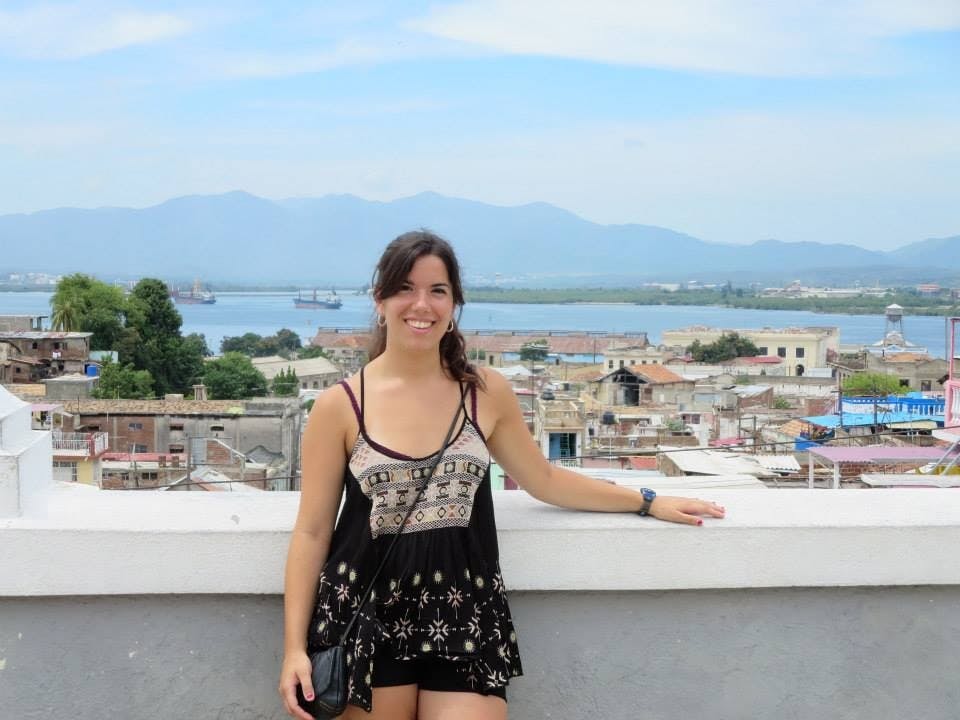 Junior Megan Bridges in Santiago de Cuba.