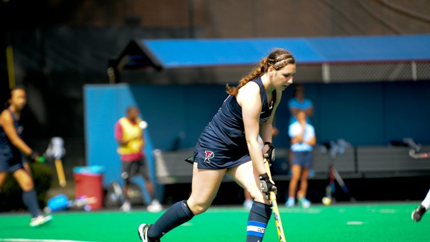 Field hockey's senior captain and center back, Claire Kneizys, scored both her first ever career goal and the game-winner in overtime against Saint Joseph's on Sunday.