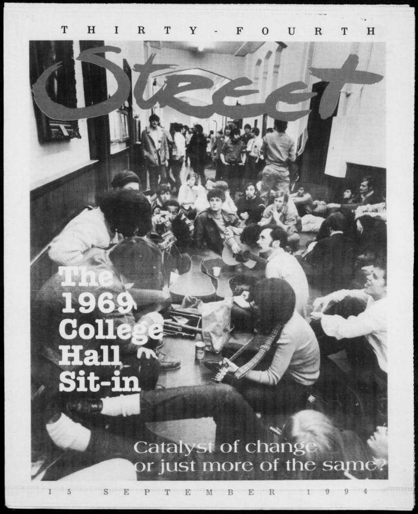 Civil Rights 1969 College Hall Sit-in 34th street cover.jpg