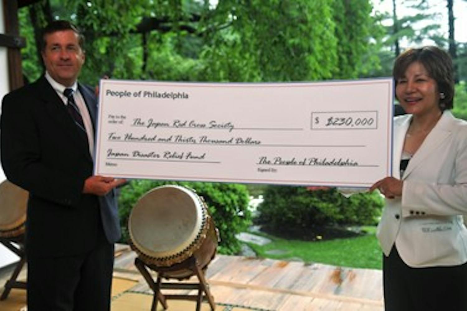 Philadelphia continues to support Japan