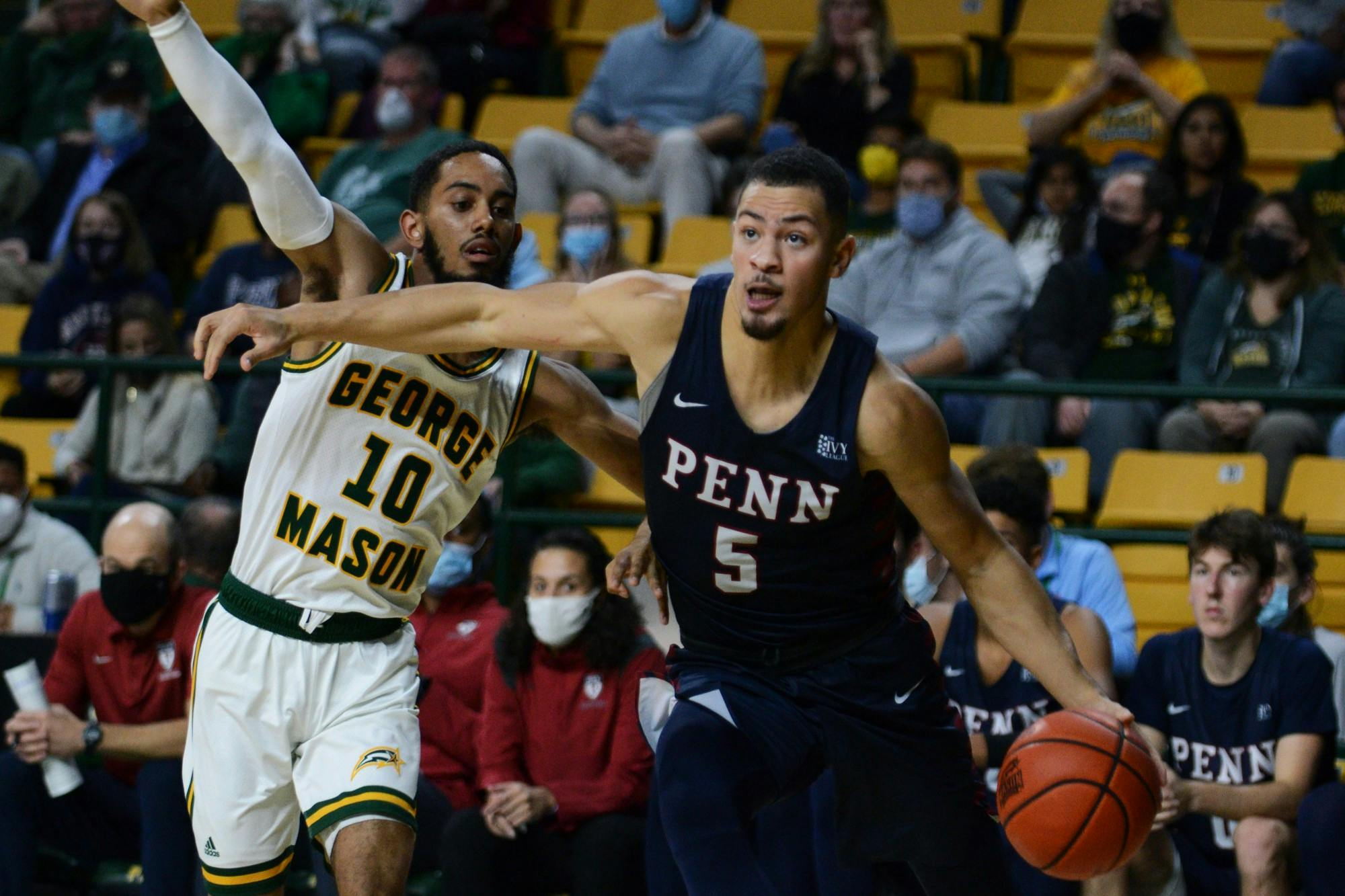 11-12-2021 MBB versus George Mason Jelani Williams (Nicholas Fernandez).JPG