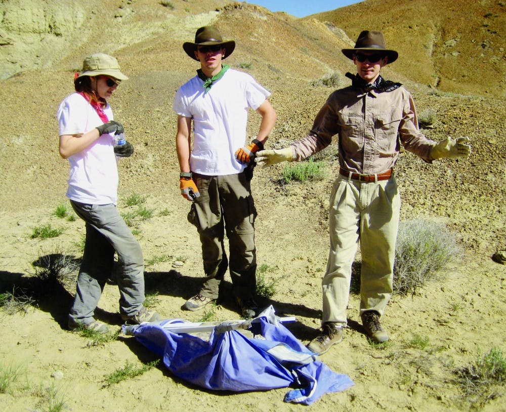 	Students in the program are required to do individual research for a senior thesis and field work is encouraged. They get to live their childhood dreams while traveling the world digging up dinosaurs.