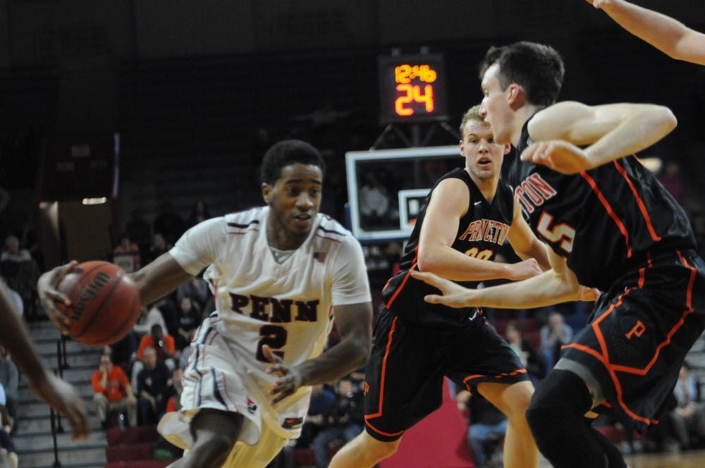Sophomore guard Antonio Woods had a chance to win the game for the Quakers in overtime&nbsp;against Drexel, but his shot didn't fall, resulting in a 53-52 loss in the Battle for 33rd Street.
