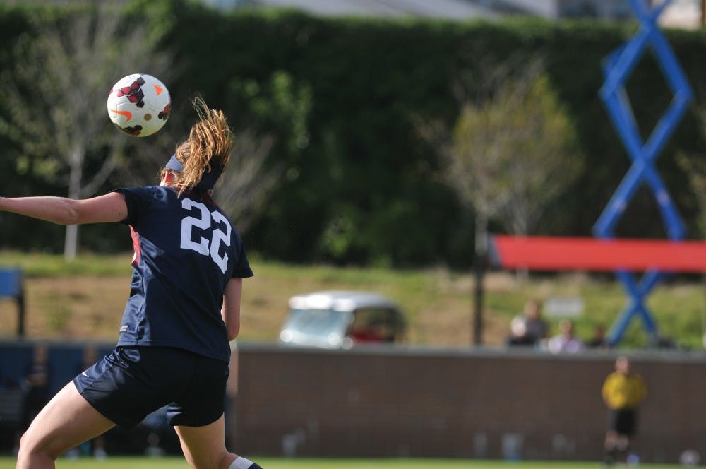 Senior forward Olivia Blaber is tied for second on the team with two goals early in her final season for Penn women's soccer.