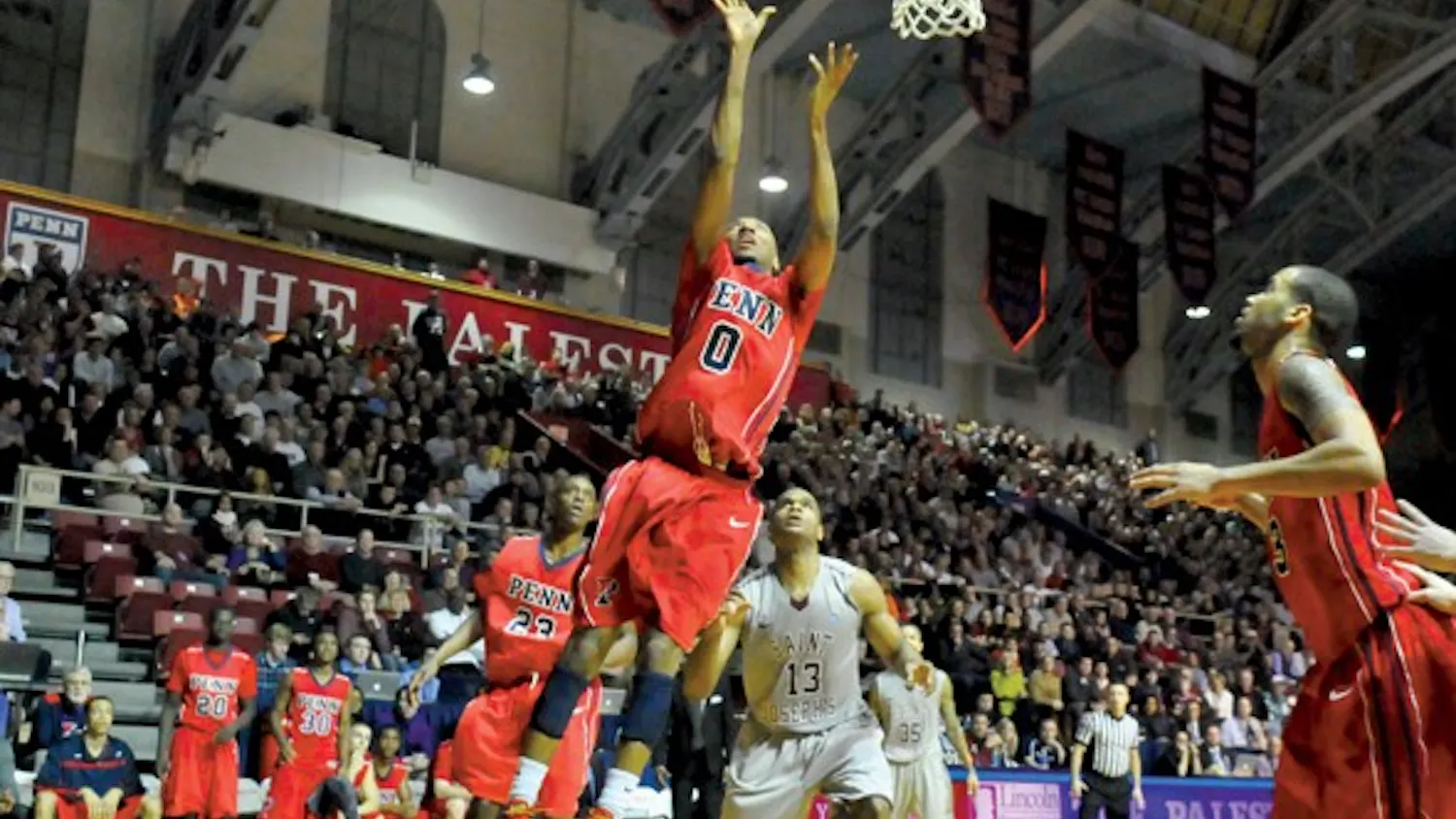 Penn Men's Basketball falls to SJU Hawks Saturday, January 19th, 2013, at the Palestra.