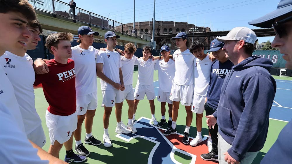 The University of Pennsylvania men's tennis team.webp